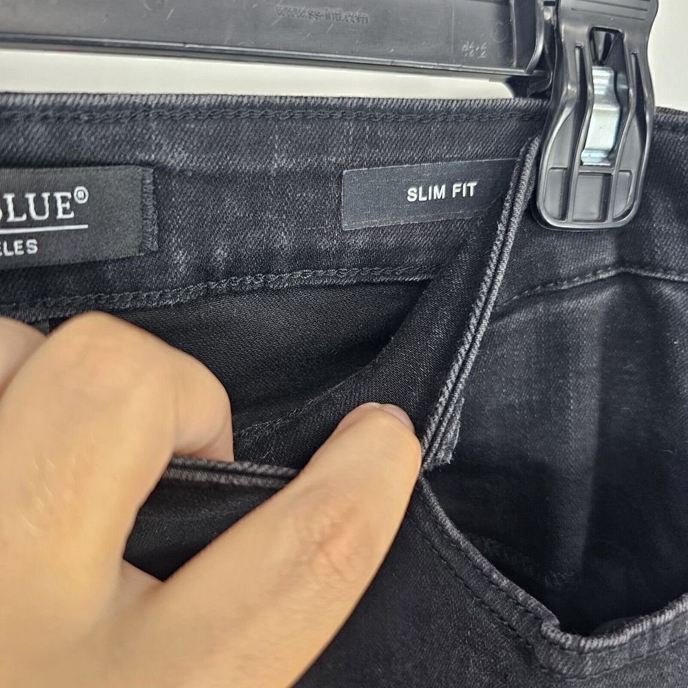 Judy Blue Black, Mid-Rise Destroyed Slim Fit - JB88137 Women's Size 15/32 - Picture 10 of 11